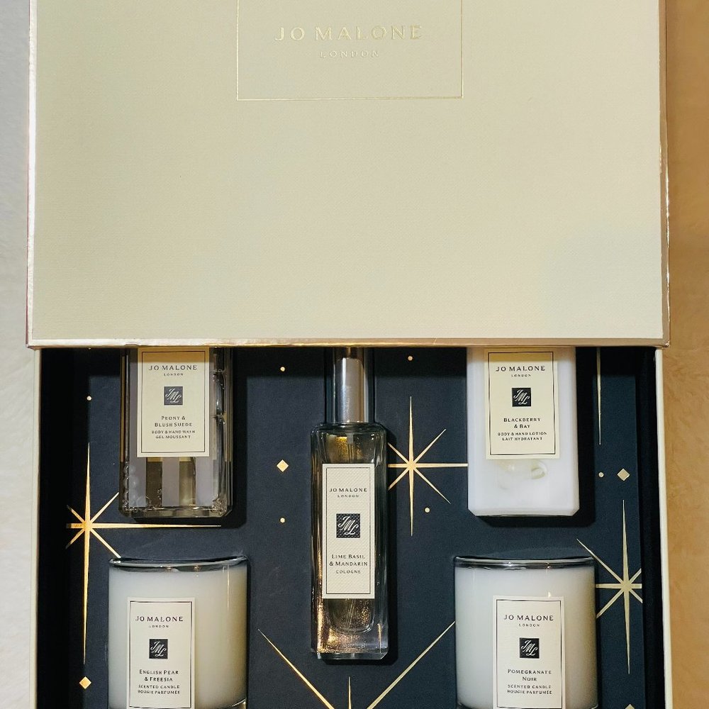 Jo Malone Set - Cologne, Two Candles, Body & Hand Wash, Body & Hand Lotion -BNIB - Picture 2 of 7